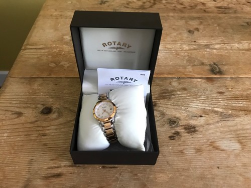 Rotary watch with gold - , and