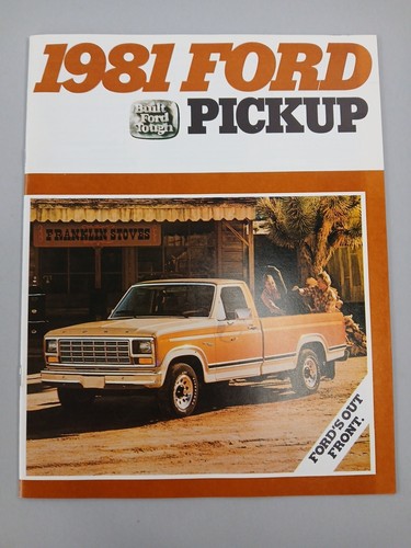 1981 ford pickup truck - 1981, sales