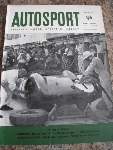 Autosport magazine jun - autosport, 1959