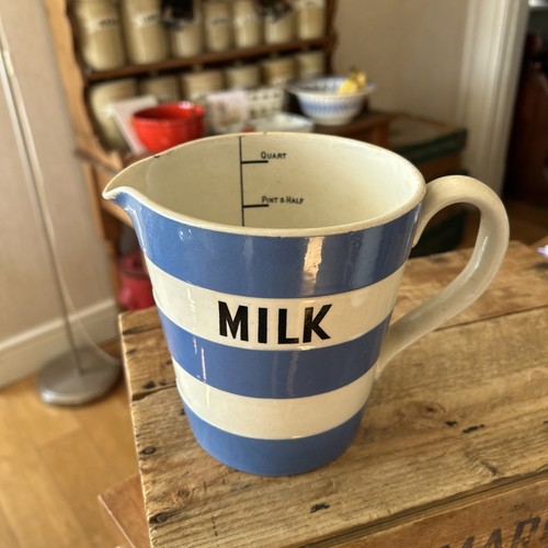 Vintage green cornishware - tg,