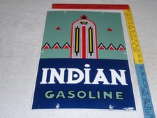 VINTAGE INDIAN GASOLINE 18"