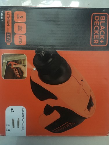 Black decker 6v 5nm 180rpm - decker, 3.6v