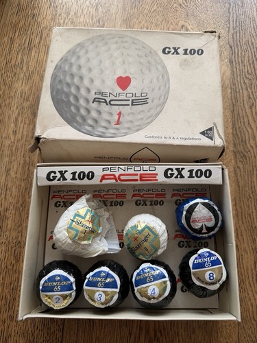 Mix vintage golf balls - mix, in