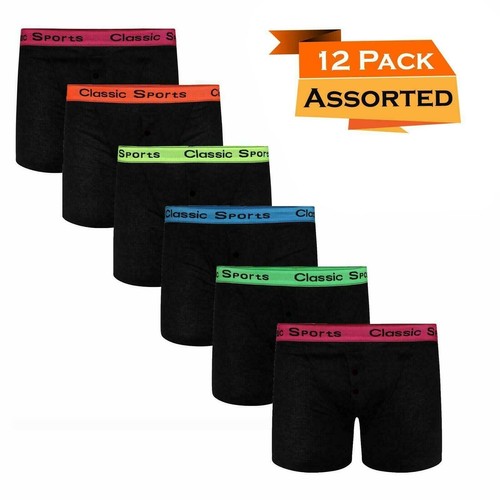 12pairs mens neon boxer - 12pairs,