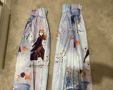 Frozen Disney Pleated Curtains 54x55"