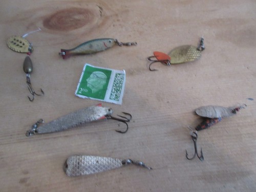 Vintage abu fishing lures - 6x, &