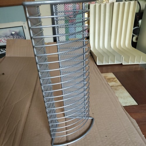 Vintage grey metal rack 90s - vintage,