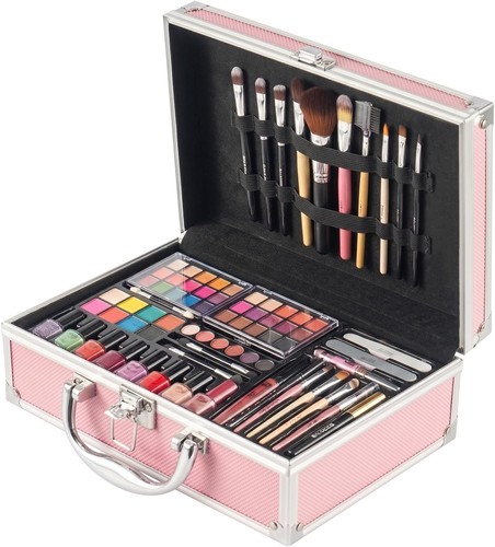 Aluminum makeup train vanity - train,