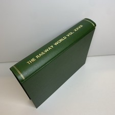 The Railway World Magazine 1967 Vol. XXVIII - All 12 Issues Professionally Bound