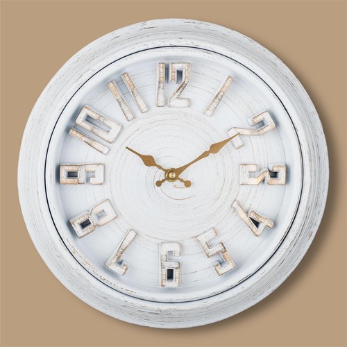 40cm rustic wall clock - rustic,