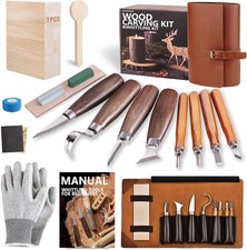 22-Pieces Wood Carving Deluxe