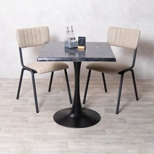 RESTAURANT TABLE SET BLACK