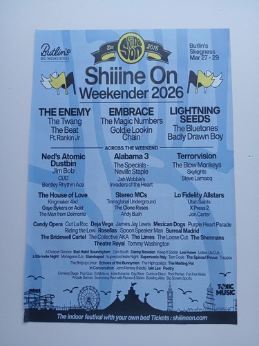 Shiiine weekender butlins - shiiine, on