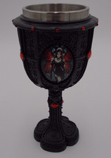 Aracnafaria (Red Fairy) Wine Goblet - Polystone Resin - Wine Glass/Goblet