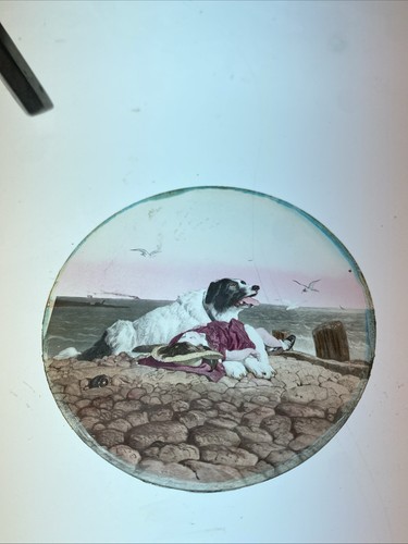 Magic lantern victorian glass - magic,