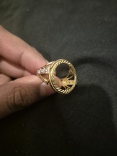 9ct Diamond Half Sovereign