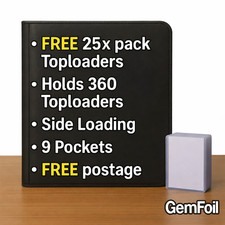 Toploader Binder 360 Capacity