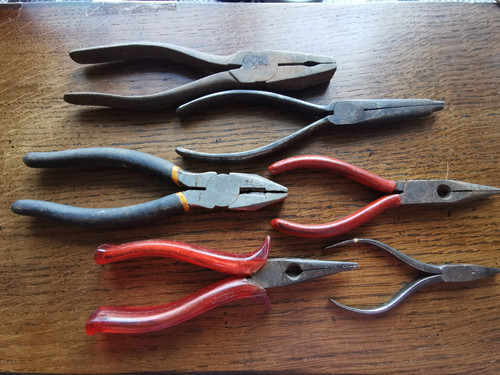 Vintage watchmaker pliers - vintage, /