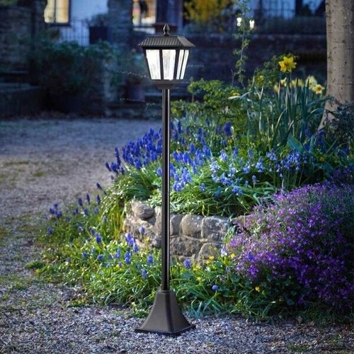 Solar victorian lamp post - solar,