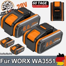Battery For Worx 20V MAX 7.0Ah 6.0A BATTERY WA3551.1, WA3572, WA3553, WX390, WX176