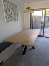 Solid Oak Dining Table with