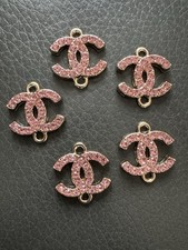 Chanel Zipper Pull Button Charm 5 Piece Connector Set