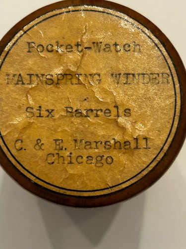 Marshall mainspring winder - c&e,