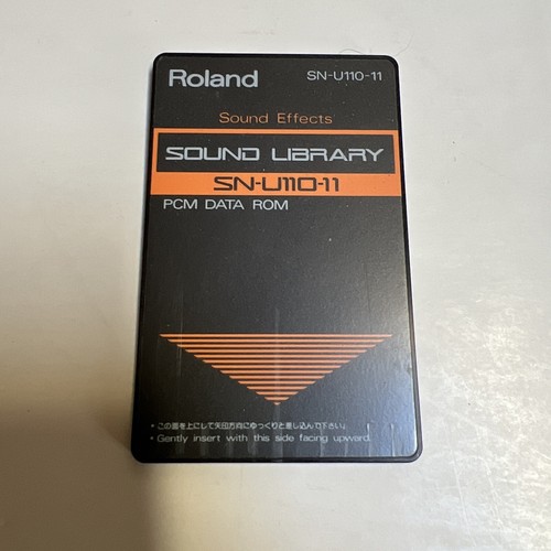 Roland sound library card - roland,