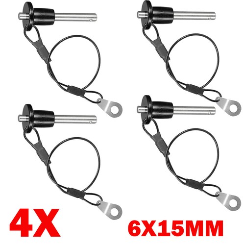 4pcs 6mm 15mm stainless - 6mm, x