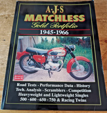 A J S MATCHLESS Gold Portfolio 1945-1966 Motorcycles - Road Tests, Performance &