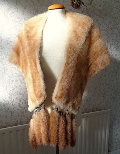 Beautiful vintage blond - blond, mink
