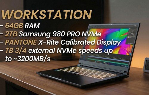 Workstation clevo - 17.3",