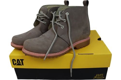 Cat caterpillar leather chukka - leather,