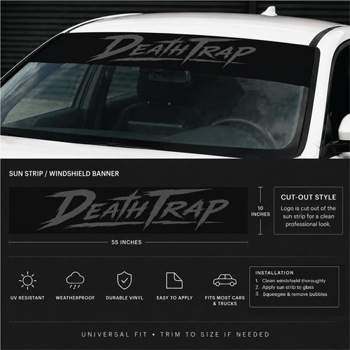 Deathtrap windshield sun - deathtrap,