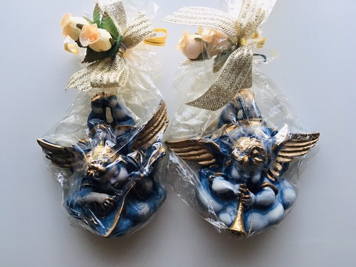 Cherubim plaster figurines - plaster,