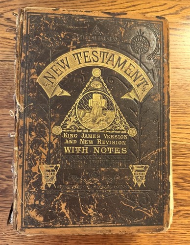 1882 holy bible kjv antique - bible,