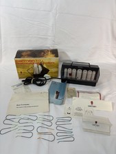 Vintage Carmen 7+7 Heated Heated Hair Rollers Boxed Clips leaflets Rare Tested