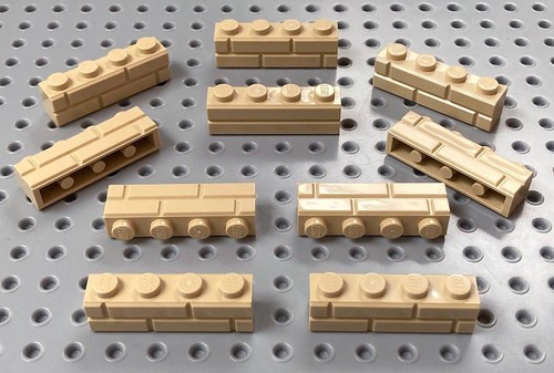 Lego tan 1x4 - tan, brick