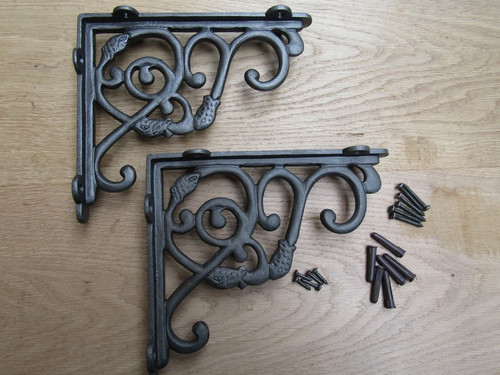 Shelf brackets cast - shelf,