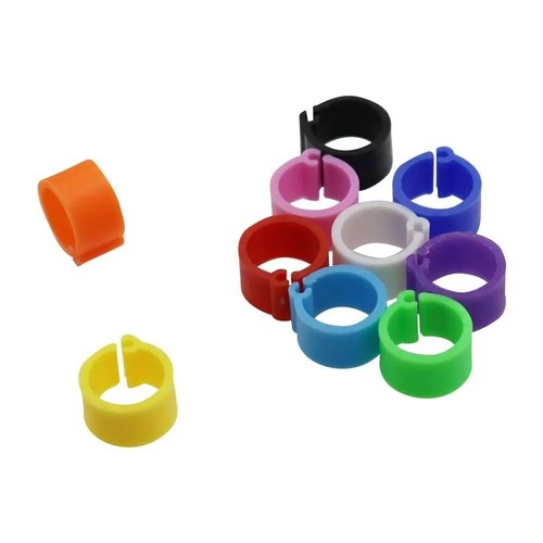 100pcs colours bird rings - 100pcs, 10