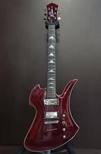 B.C.Rich MASTERPIECE MOCKINGBIRD Red W/Gig bag Electric Guitar Used From Japan