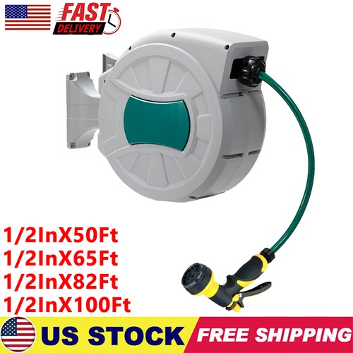 Retractable garden hose reel - retractable,