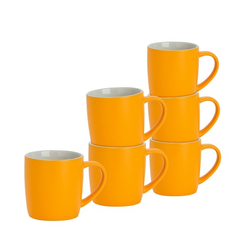 Matt coloured coffee mugs - coloured,
