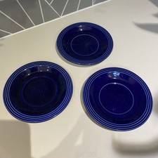 Hornsea Heirloom Midnight Blue Rare Saucers x3 