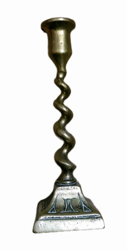 Vintage brass barley twist - brass,