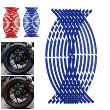 16x 17"/18" Reflective Sticker Motorcycle Parts Rim Wheel Tape Trims Accessories