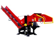 branch logger, wood chipper, wood processor, log splitter, REMET CNC-R120+conve