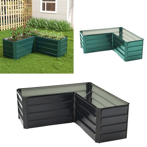 Metal raised vegetable planter - metal,