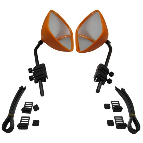Flat caravan towing mirrors - mirrors, x2