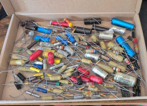 Capacitors guitar amp radio - capacitors,